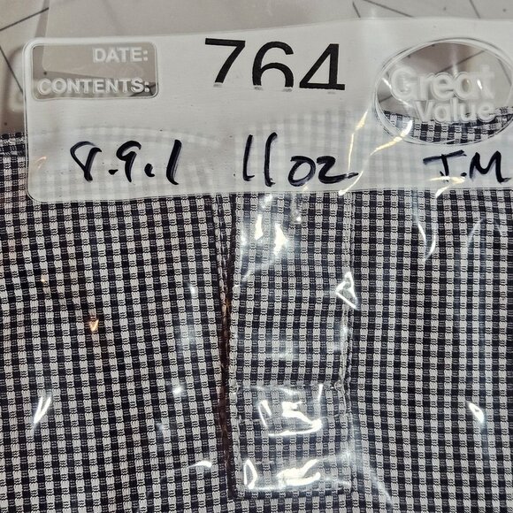 TravisMathew Mens Blue & White Checkered Short Sleeve Polo Shirt Size XL - Picture 16 of 16